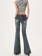 American High Street Spicy Girls Low Waist Jeans