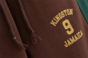 Printed Lettering Comfortable Zipper jacket / jogger
