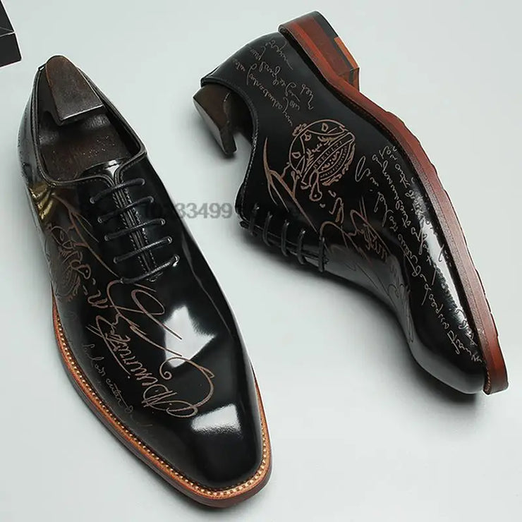 MENS LEATHER  OXFORD  CALF OFFICIAL SHOES