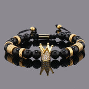Luxury Natural Stone Beads Stainless Steel