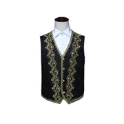 European Gold Vintage Tuxedo Men's Suit 3 Piece Suit