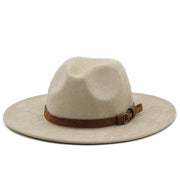 Natural Panama Soft Shaped Suede jazz Hat