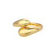 Luxury Double Bead Ball Ring  by DARK