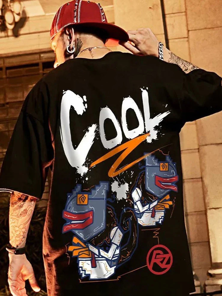 MENS COOL RETRO STREETWEAR GRAPHIC DESIGN