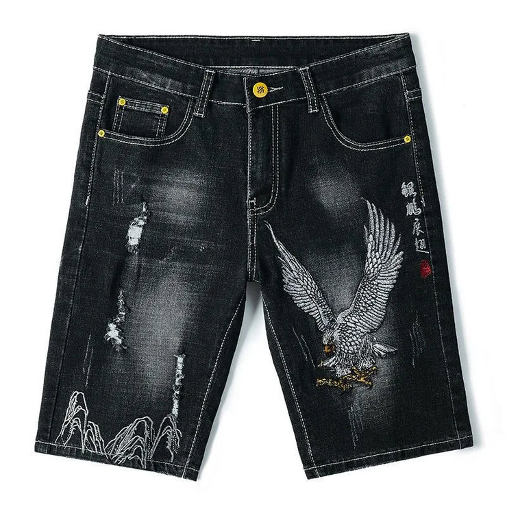 LUXARY COMFORTABLE PRINTED DENIM FOR MEN