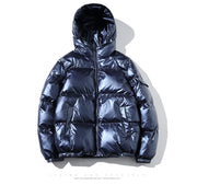 Women's Puffer Fashion Glossy Loose Thicken waterproof jacket