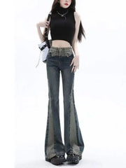 American High Street Spicy Girls Low Waist Jeans
