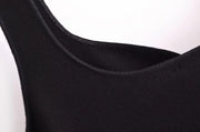 Luxury Stretch Knit Sequins Sweetheart Neckline Wide Shoulder Straps Long Dress