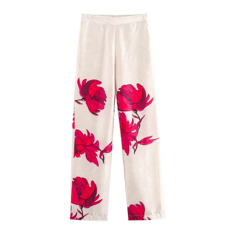 European And American Style Fashionable Printed Suit set