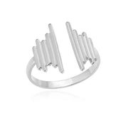 Luxury Double Bead Ball Ring  by DARK