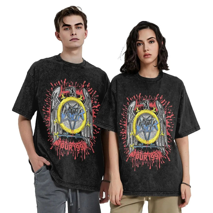 Washed Slayers Tour 91 Eagle T-Shirt