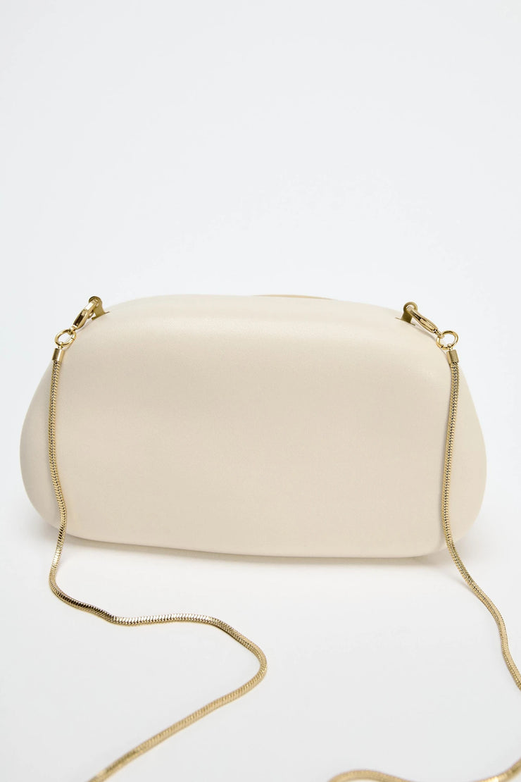 Luxury Gold metal Closure Clutch Bag