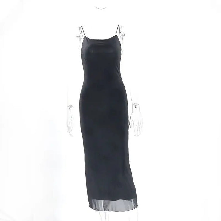 Gothic Black Sexy Sleeveless Party Wear