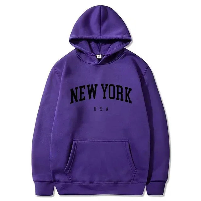 Men Women New York Printed Graphic Sweatshirt