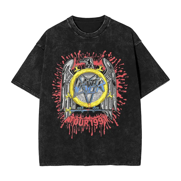 Washed Slayers Tour 91 Eagle T-Shirt