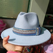 Hand sewn Fedoras adjustable unisex hat