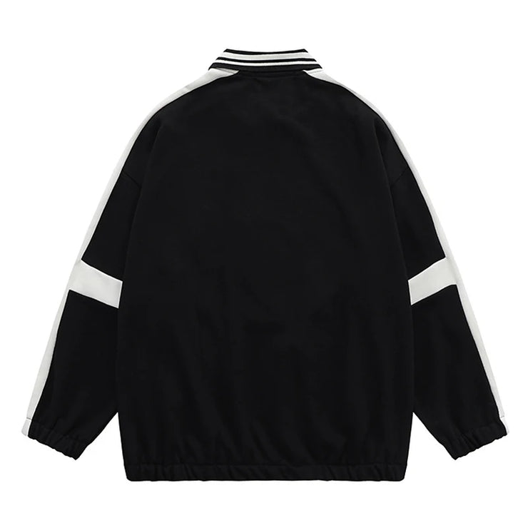Men luxurious  Embroidery pullover sweatshirt
