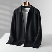 casual knitted cotton jacked jacket