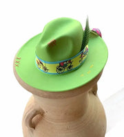 Hand sewn Fedoras adjustable unisex hat