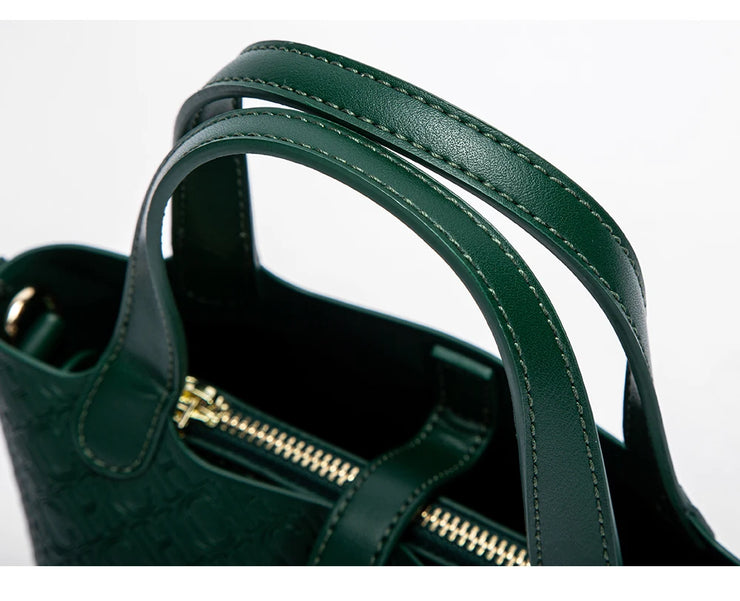 Elegant Retro Versatile Textured Handbag