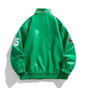 RETRO EMBROIDERY WINDBIKER STREET JACKET
