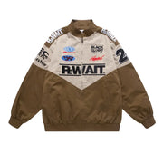 new American retro high street motorcycle jacket