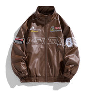 RETRO EMBROIDERY WINDBIKER STREET JACKET