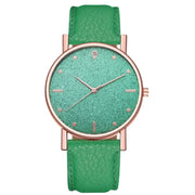 Quartz luxary leathered Wristwatch