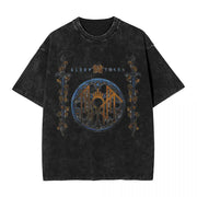 British solid printed T-shirt