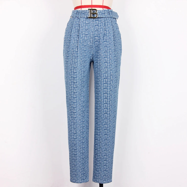 Designer High-Quality Labyrinth Denim