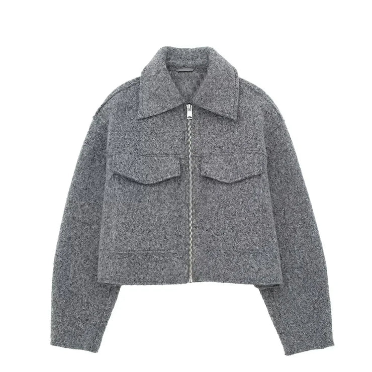 Luxury Will Vintage Lapel Neck Long Sleeve Jacket