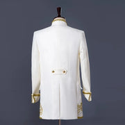 Luxury velvet Gold Embroidery special suit
