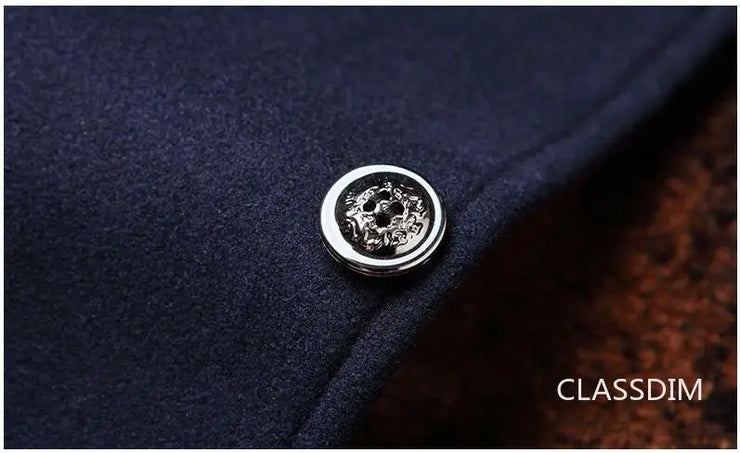 Men Woollen Trench Cashmere Jackets