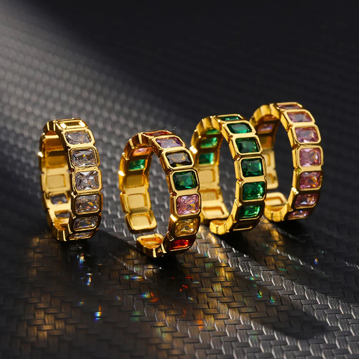 Luxury Cubic Zircon Rings for Women