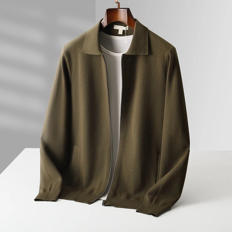 casual knitted cotton jacked jacket
