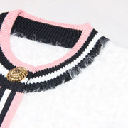 Elegant Cardigan Winter Knitting Long Sleeve