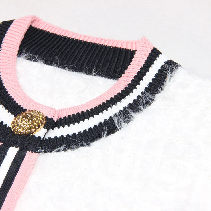 Elegant Cardigan Winter Knitting Long Sleeve
