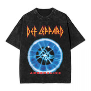 Heavy Metal Leparded Music T Shirt