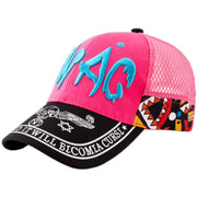Parent-Child Cartoon Embroidery Letter SunShade Baseball Cap