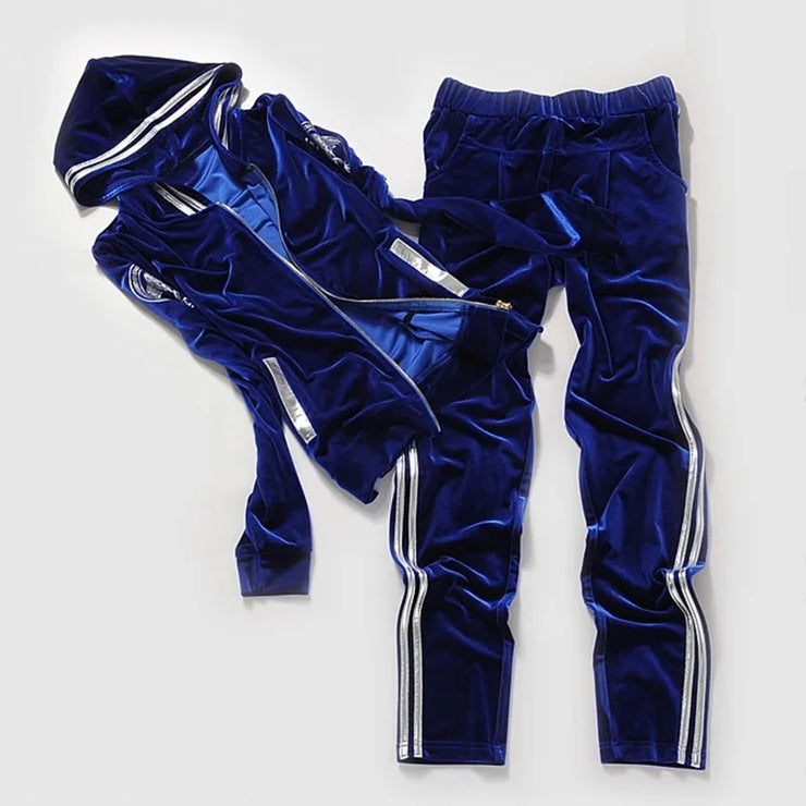 Royal velvet two piece track suit