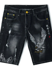 LUXARY COMFORTABLE PRINTED DENIM FOR MEN