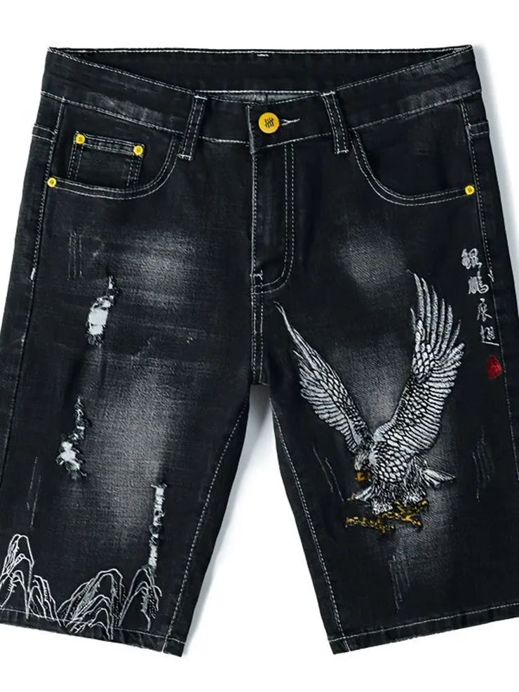 LUXARY COMFORTABLE PRINTED DENIM FOR MEN