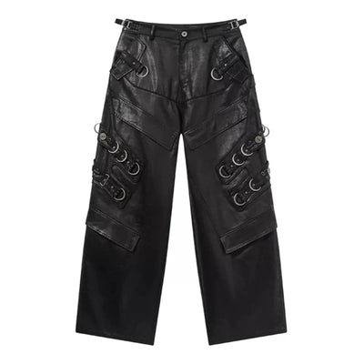 COOL LUXARY PU LEATHRED MOTORCYCLE PANT