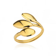 Luxury Double Bead Ball Ring  by DARK