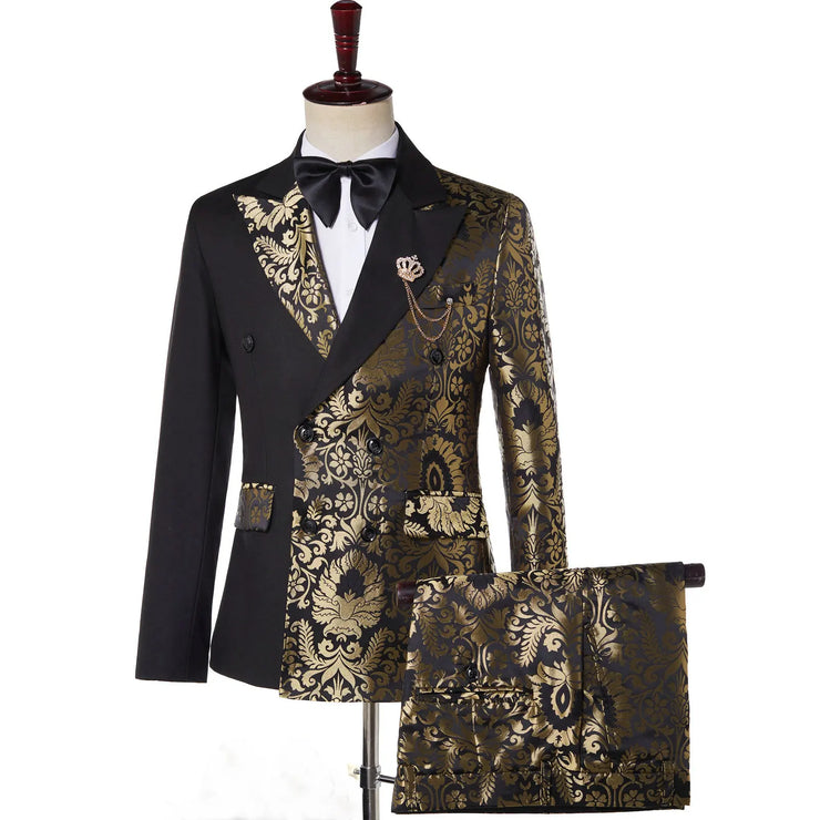 Men's  Single Breasted Shawl Lapel Wedding Tuxedo suit