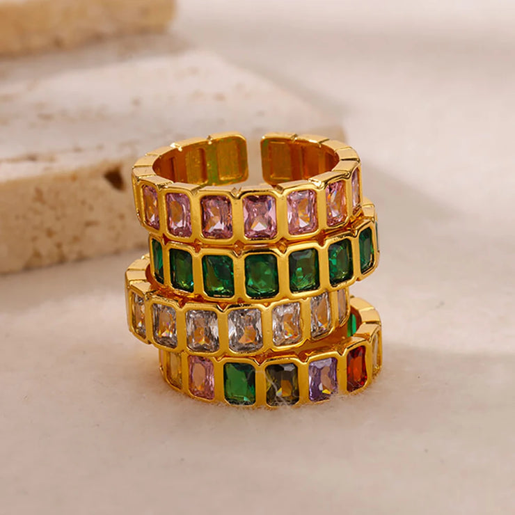 Luxury Cubic Zircon Rings for Women
