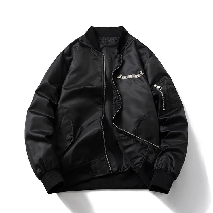 Luxary tiger dragon embroidery vintage jacket
