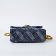DESIGNER RETRO EAGLE HEAD CROSSBODY DENIM STYLE MESSENGER BAG