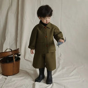 RETRO CLASSIC KOREAN STYLE TWO PIECE CHILDREN'S WEAR