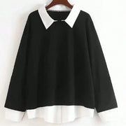 WOMEN'S FASHIONABLE LONG SLEEVE COLLARED SHIRT
